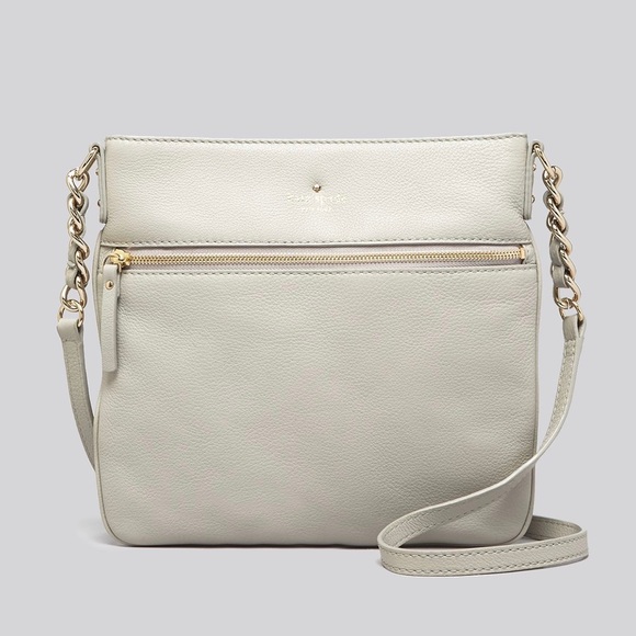 kate spade Bags Kate Spade Leather White Crossbody Bag Poshmark